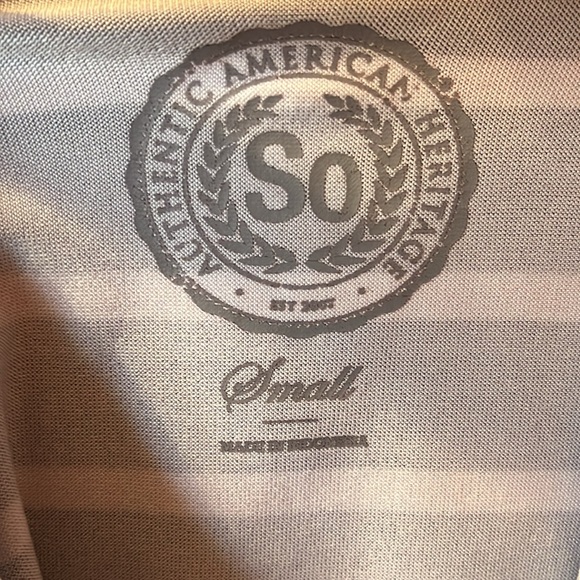 Small SO striped flowery shirt - Picture 3 of 5